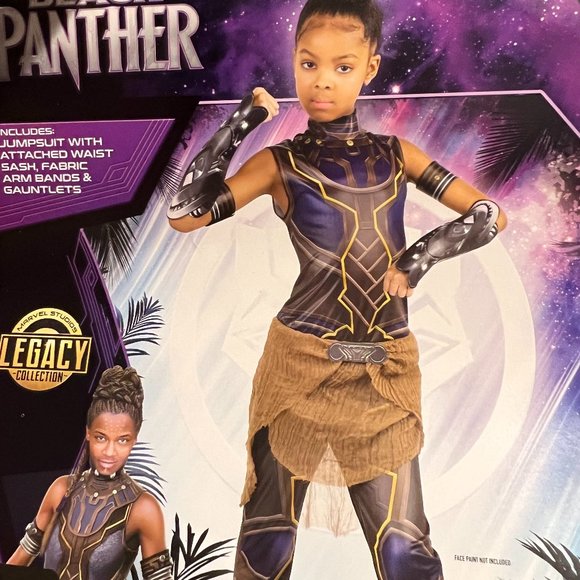 Marvel’s Black Panther Shuri Girl's Size Small or Large Halloween Costume New - Picture 1 of 2
